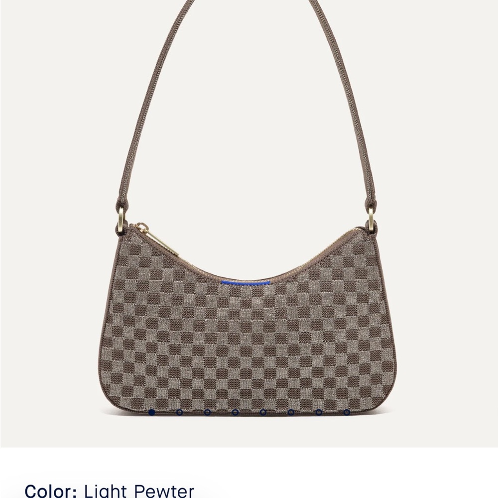 The Mini Shoulder Bag
Light Pewter